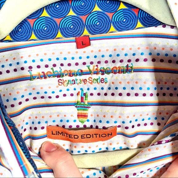 Luchiano Visconti Signature Series Limited Edition Long Sleeve Button Do… - Picture 2 of 8